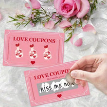 Charger l'image dans la galerie, 30-300PCS Valentine's Day Scratch Cards Cards Coupons of love Words Valentine's Day Paper Scratch Cards Valentine's Day Gifts