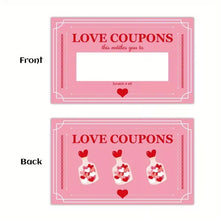 Charger l'image dans la galerie, 30-300PCS Valentine's Day Scratch Cards Cards Coupons of love Words Valentine's Day Paper Scratch Cards Valentine's Day Gifts
