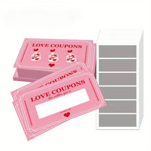 Charger l'image dans la galerie, 30-300PCS Valentine's Day Scratch Cards Cards Coupons of love Words Valentine's Day Paper Scratch Cards Valentine's Day Gifts
